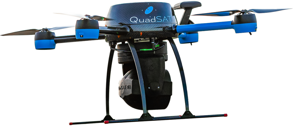 Quadsat drone antenna measurement system